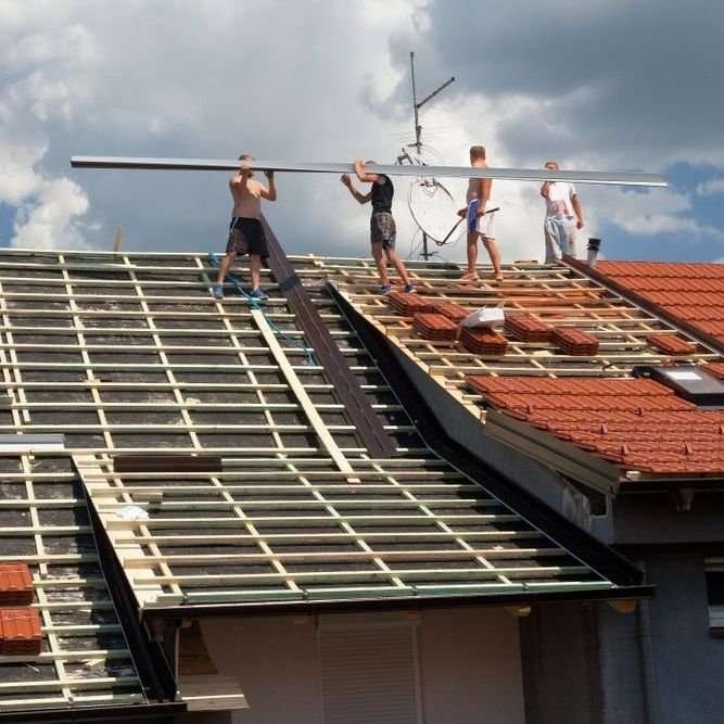 Plat dak Druten opnieuw leggen
